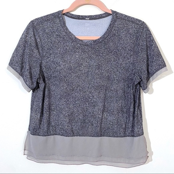 Lululemon Sole Training Short Sleeve Sea Spray Alpine White Dark Chrome - Picture 1 of 5